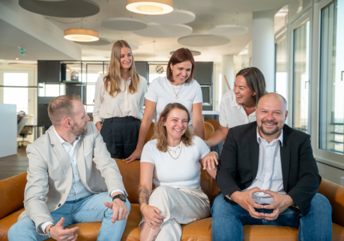 Teamfoto Der bekannte Makler